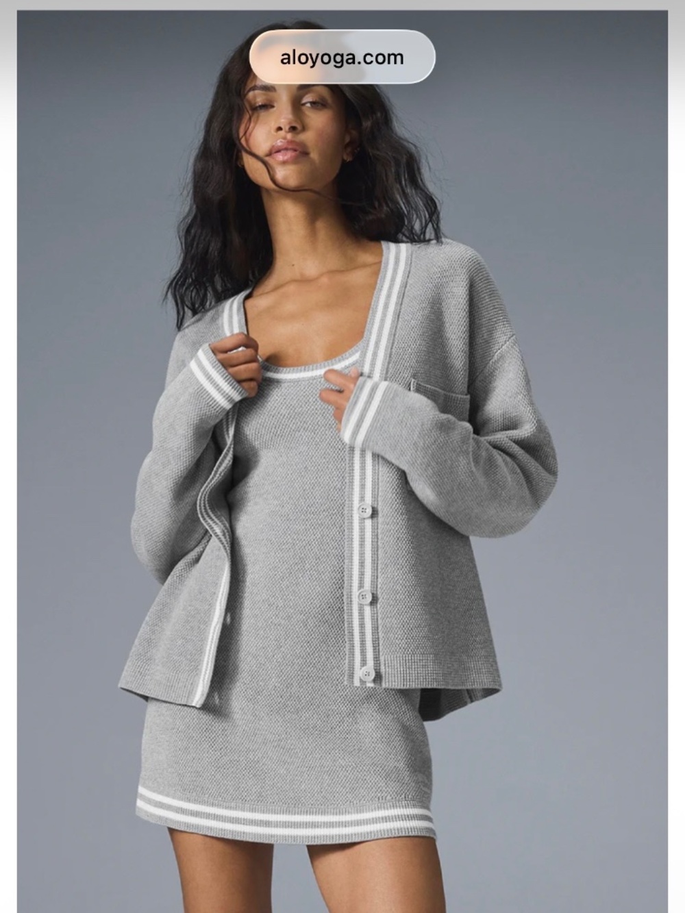 Alo Yoga tennis cardigan